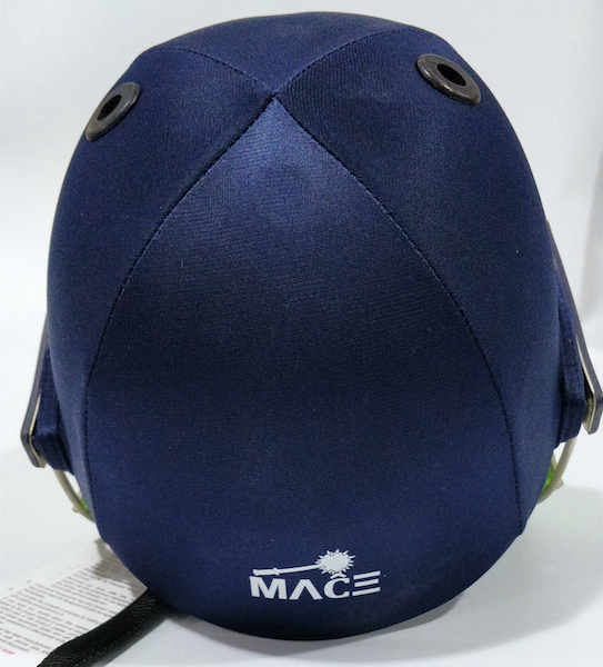 MACE Players Fix Grill Cricket Helmet