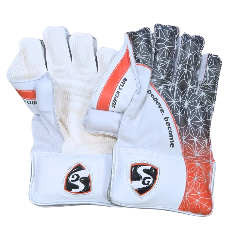 SG Super Club Wicket Keep Gloves - Junior